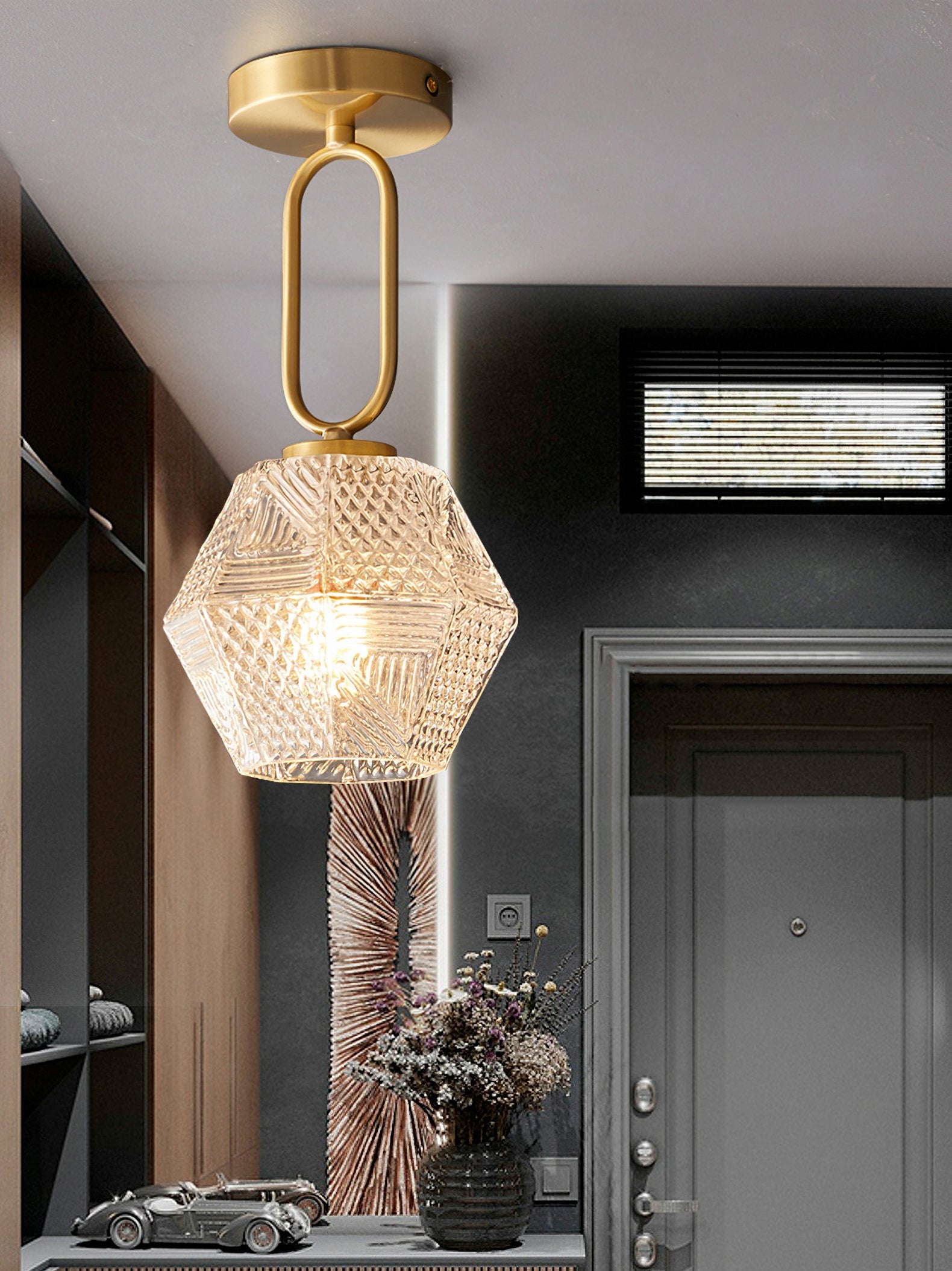 Venoral Art Deco Ceiling Light