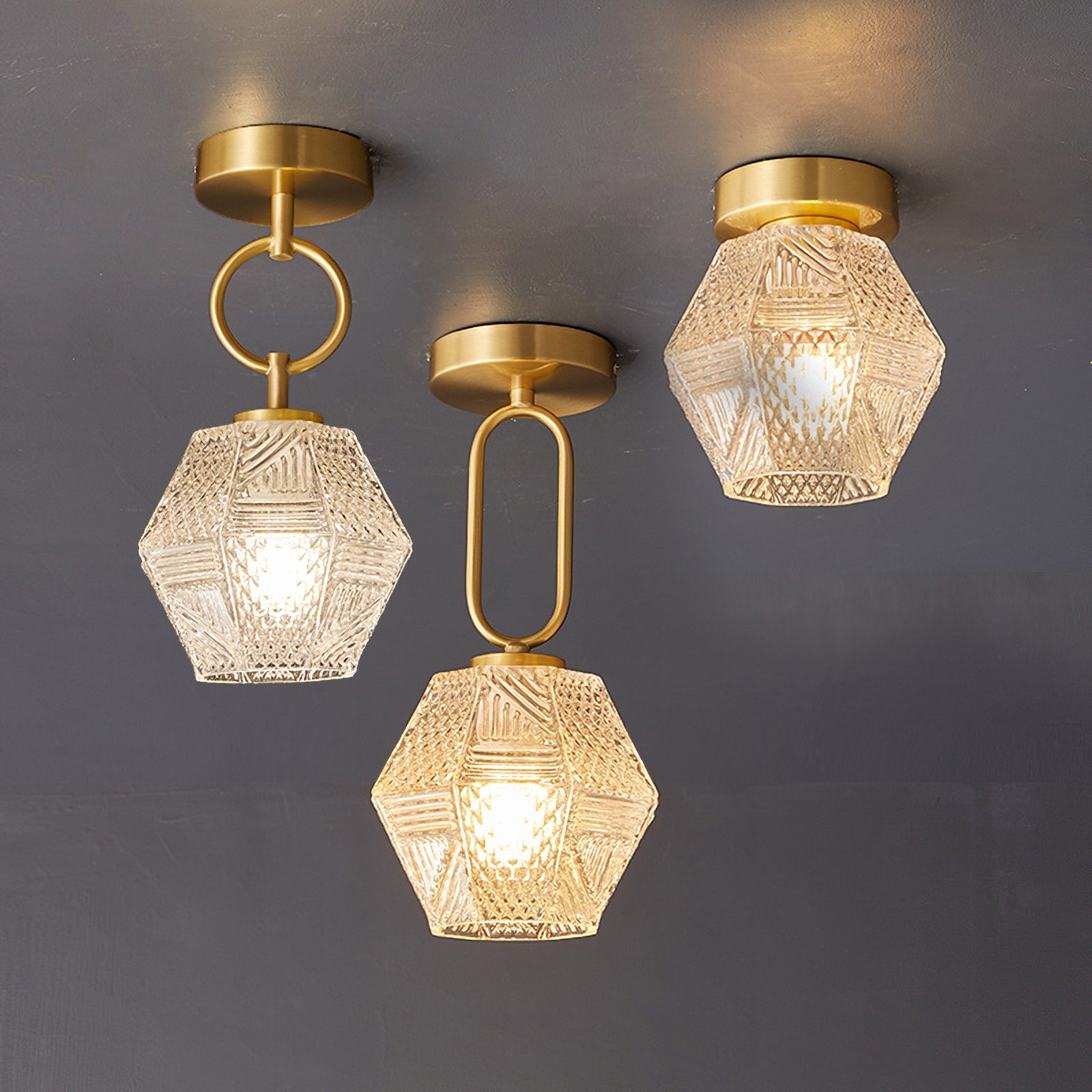 Venoral Art Deco Ceiling Light