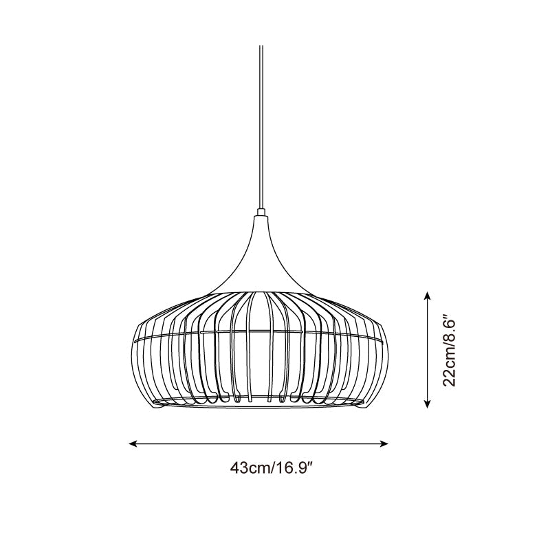Din Wood Pendant Lamp – detail 5