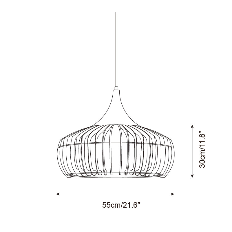 Din Wood Pendant Lamp – detail 6
