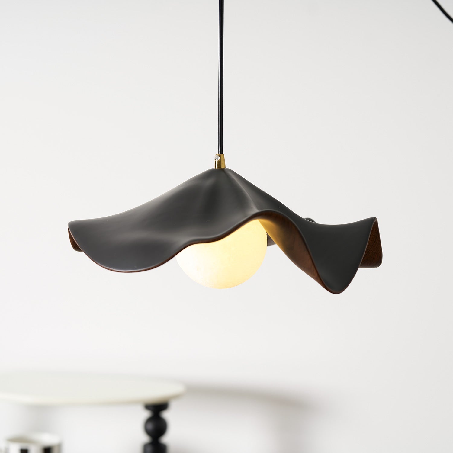 Zane Lotus Plug In Pendant Light