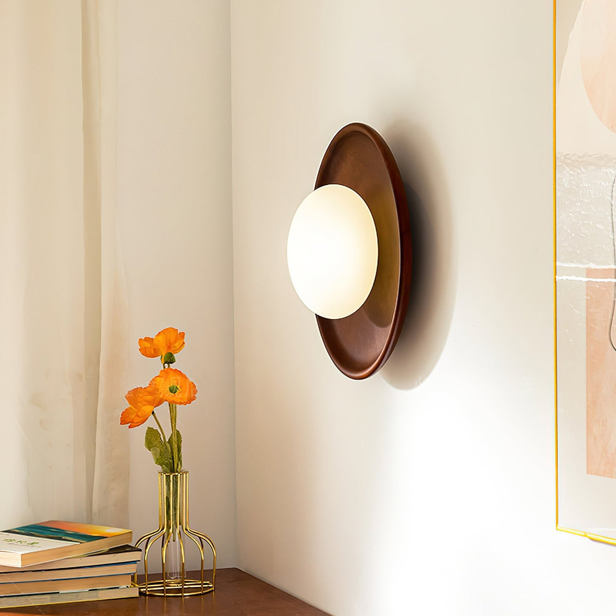 Lexaywell Outdoor Round Wall Light
