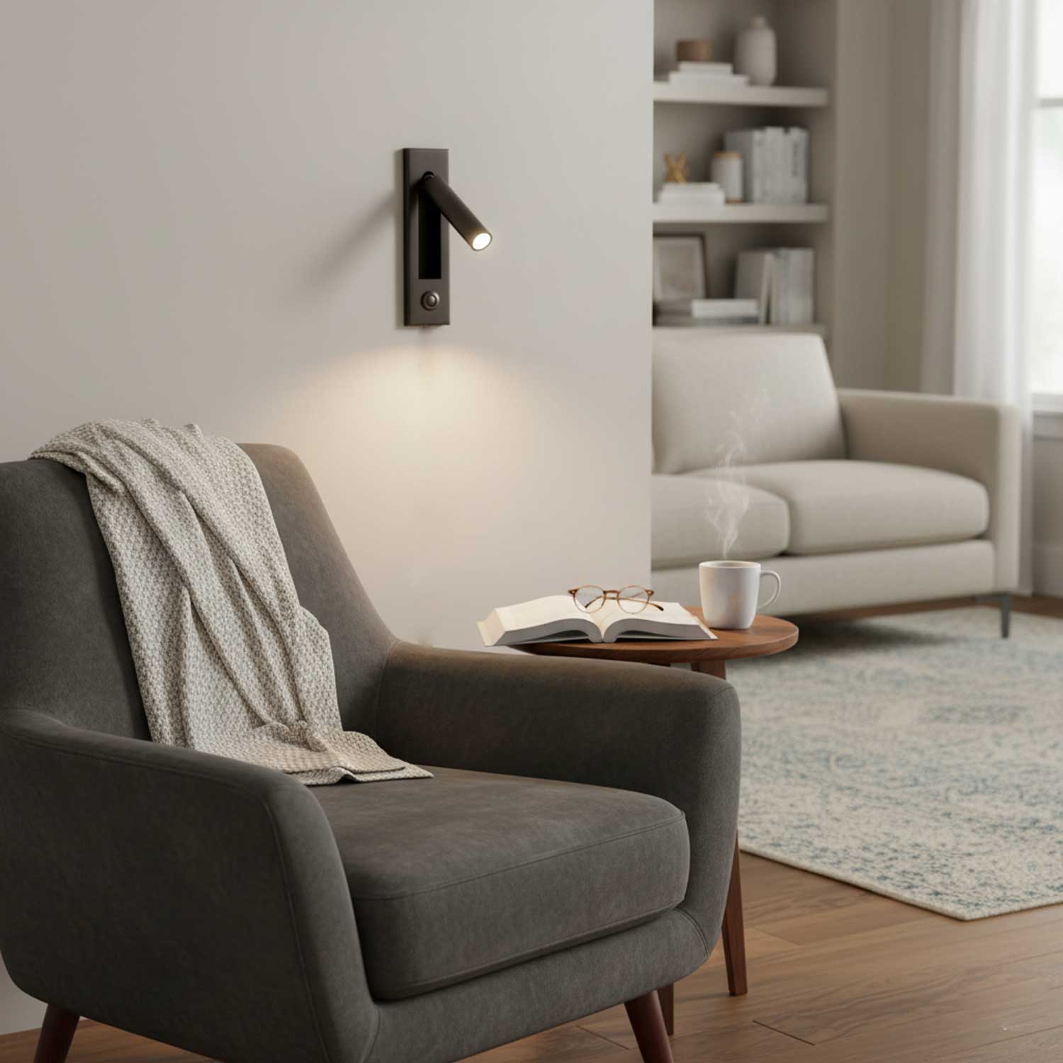 Jorson Recessed Wall Reading Lamp