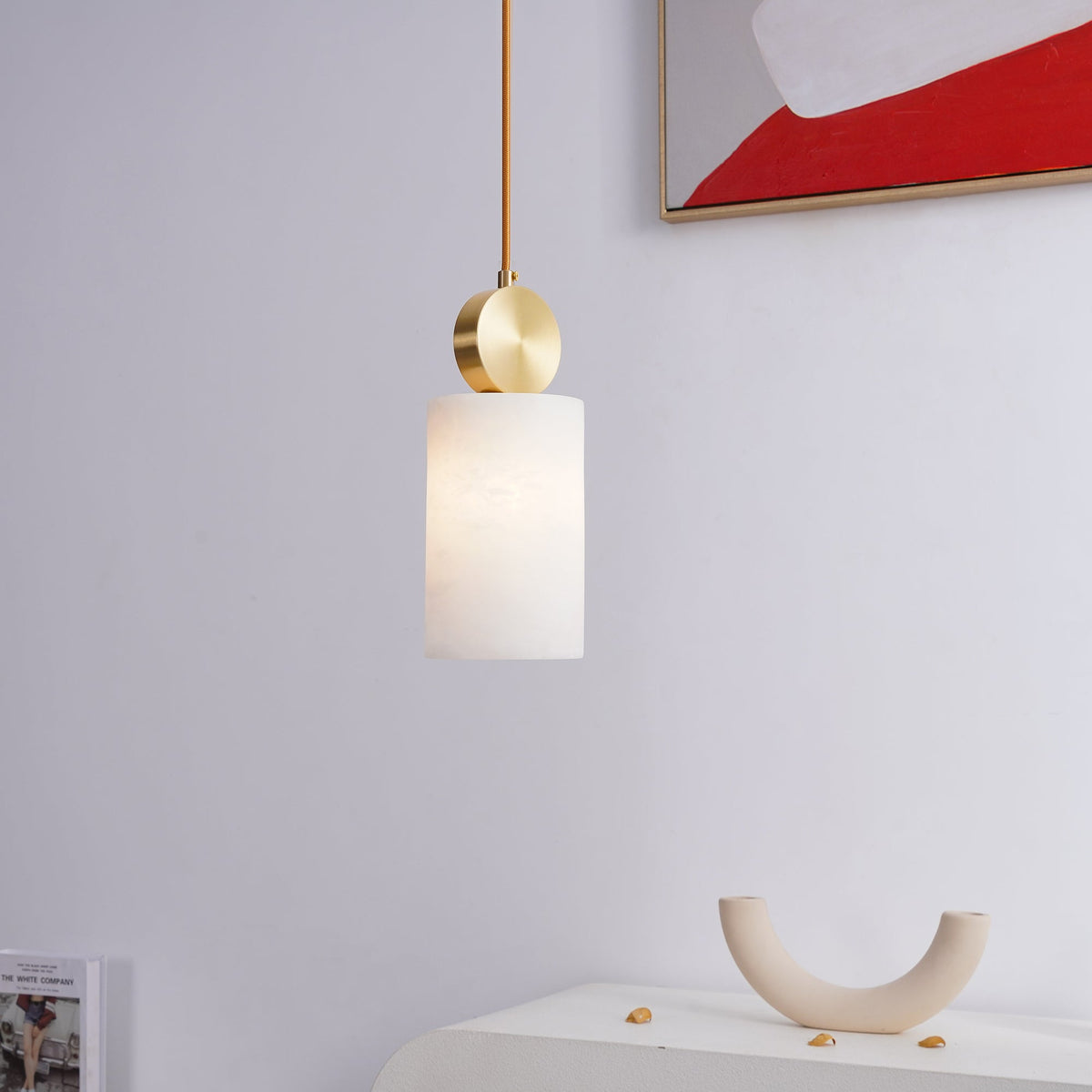 Obolus Alabaster Pendant Light – detail 16