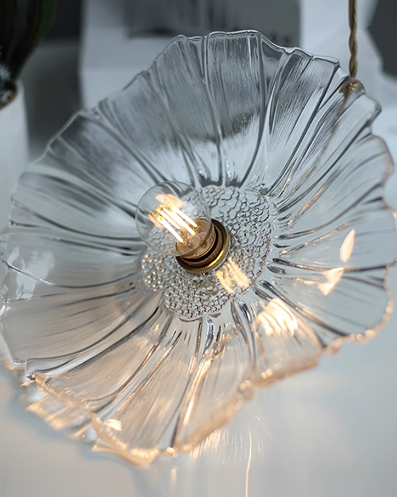 Rodenford Flower Plug In Pendant Light