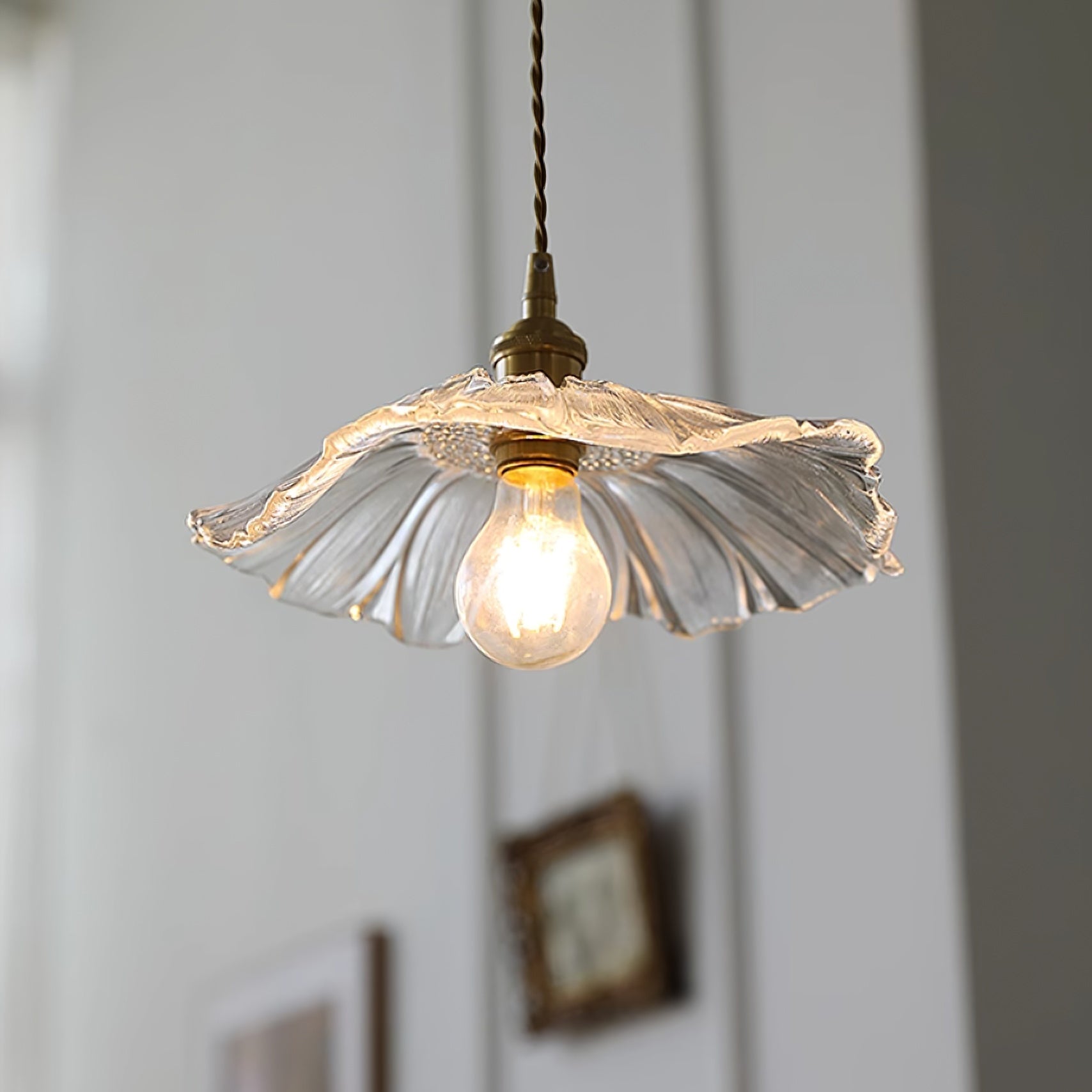 Rodenford Flower Plug In Pendant Light