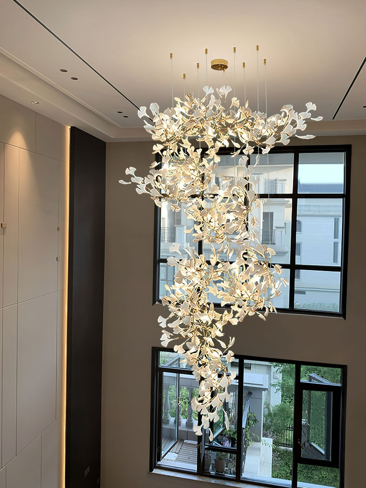 Gingko Vortex Chandelier – detail 16