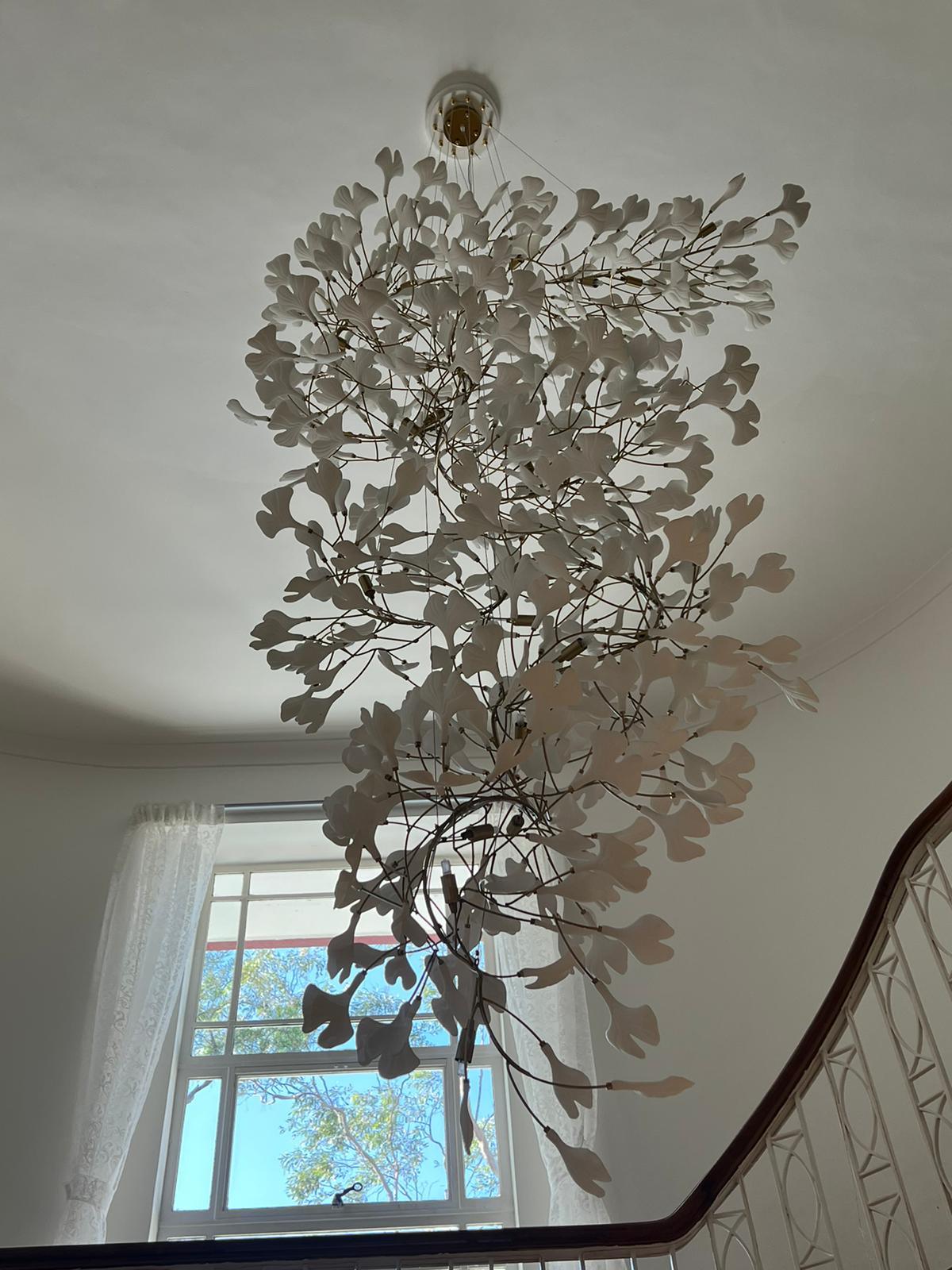 Gingko Vortex Chandelier – detail 30