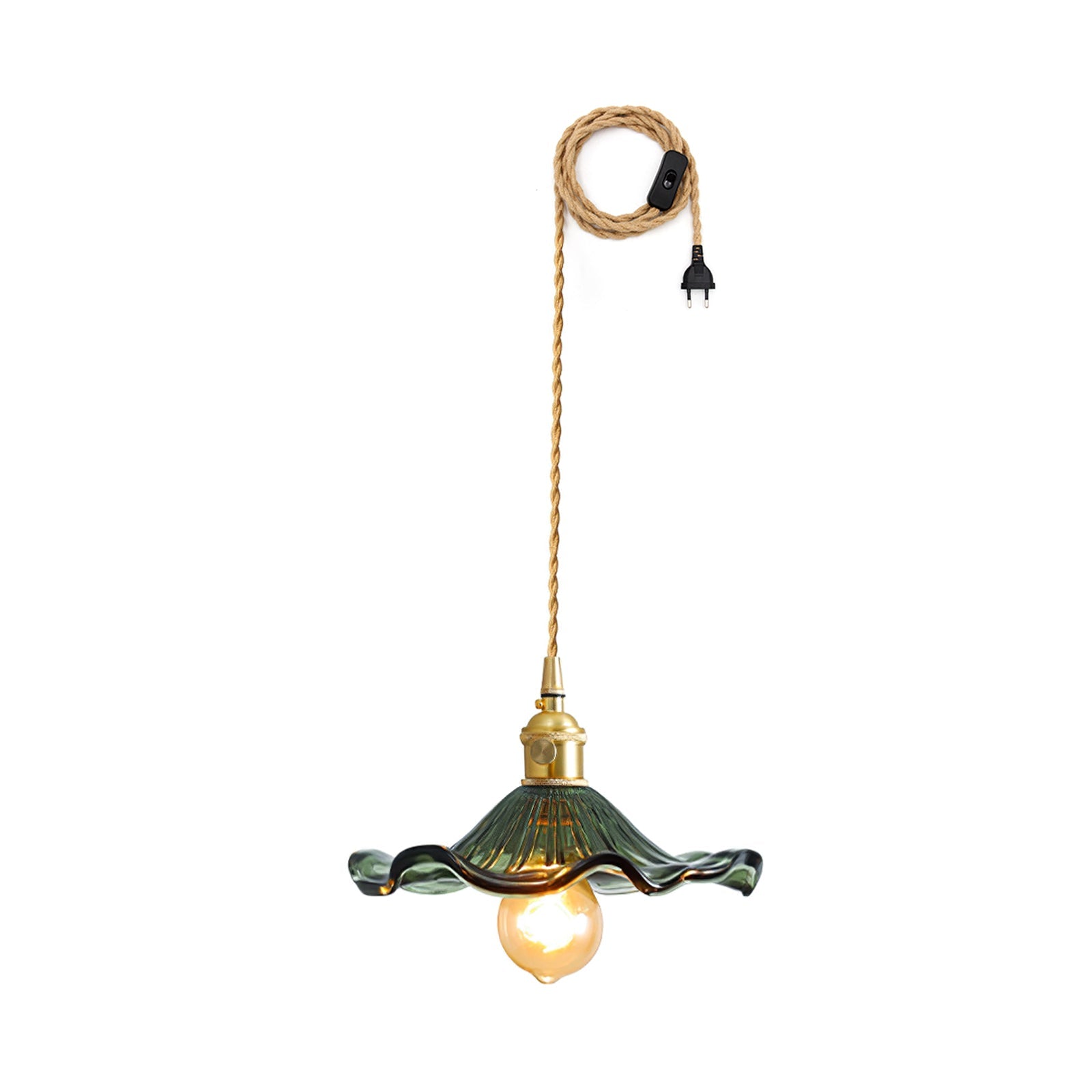 Paloia Vintage Plug In Pendant Light