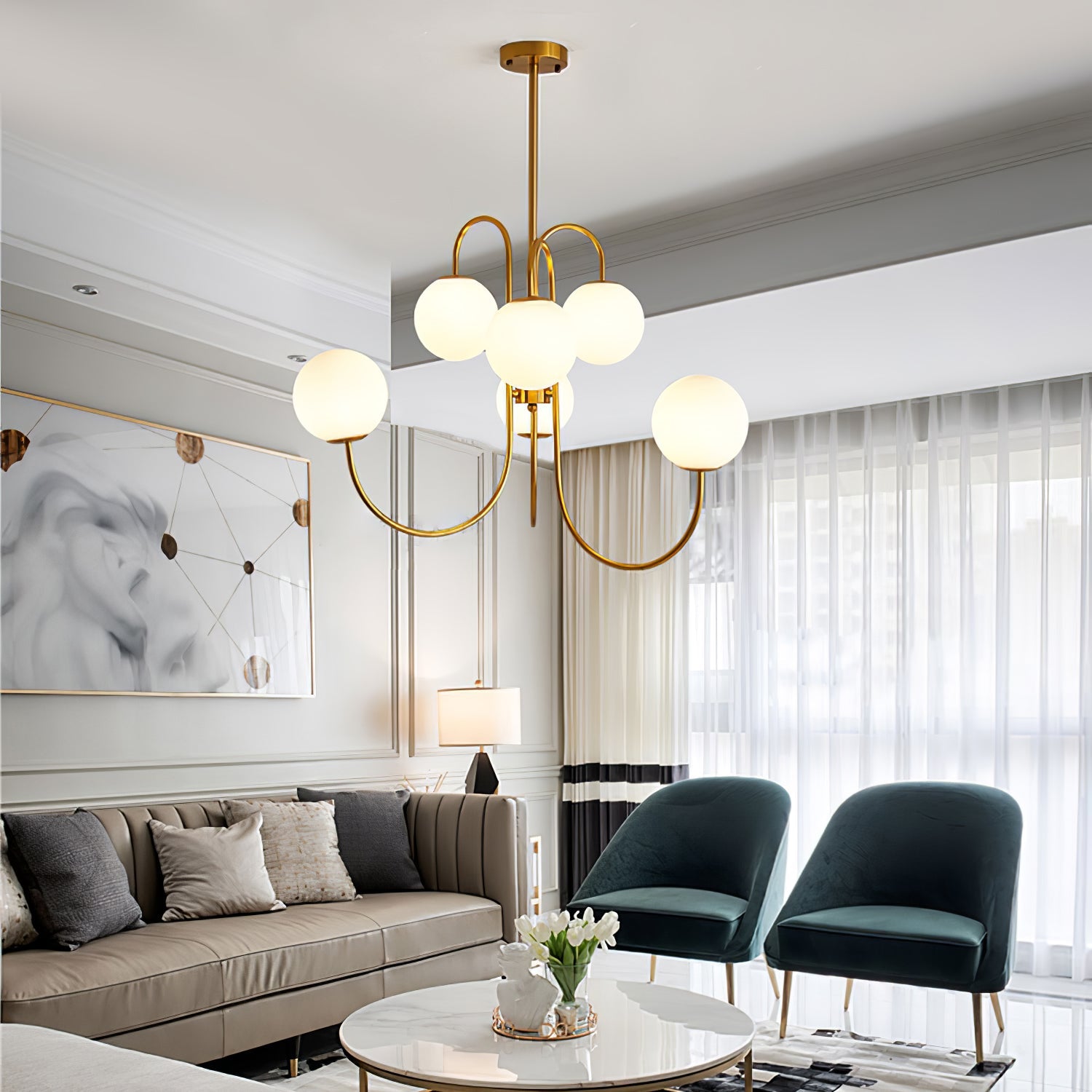 Jornoen Globe Chandelier