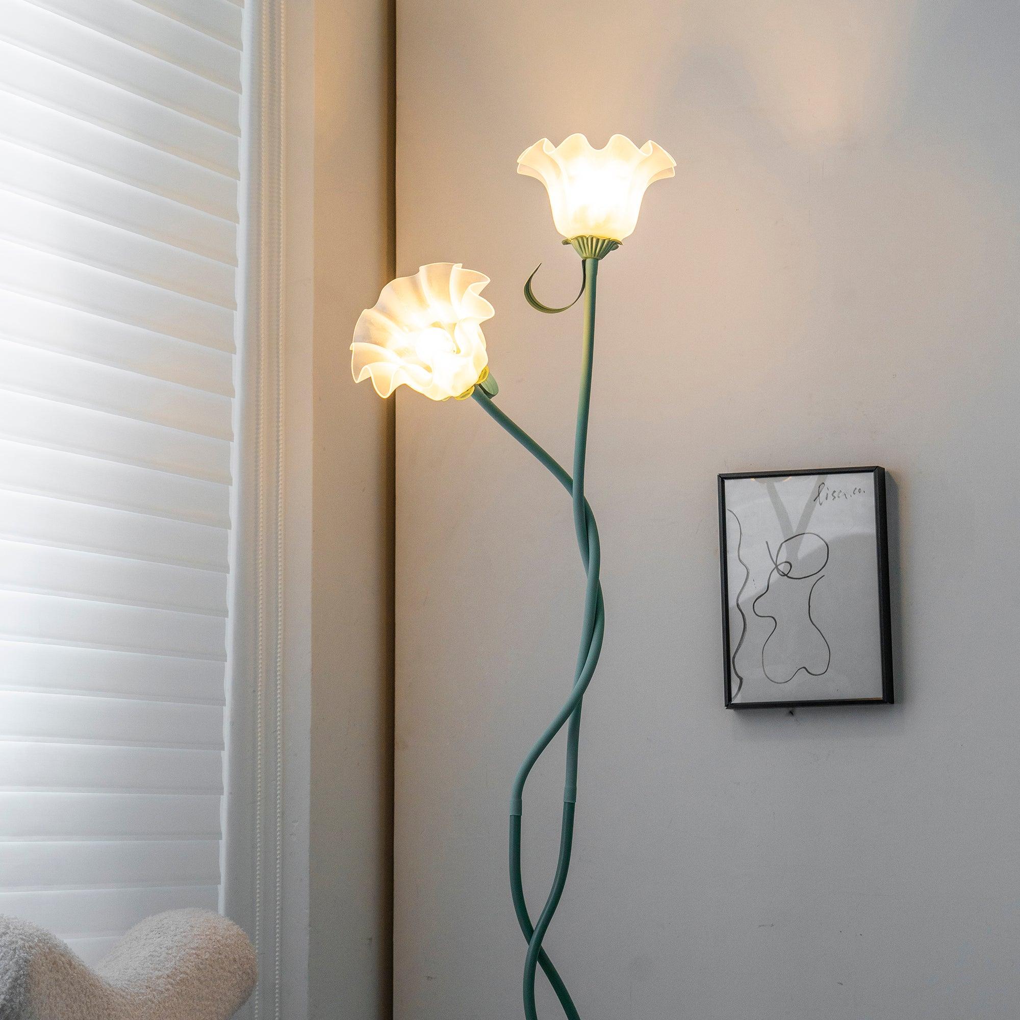 Talivay Floral Floor Lamp