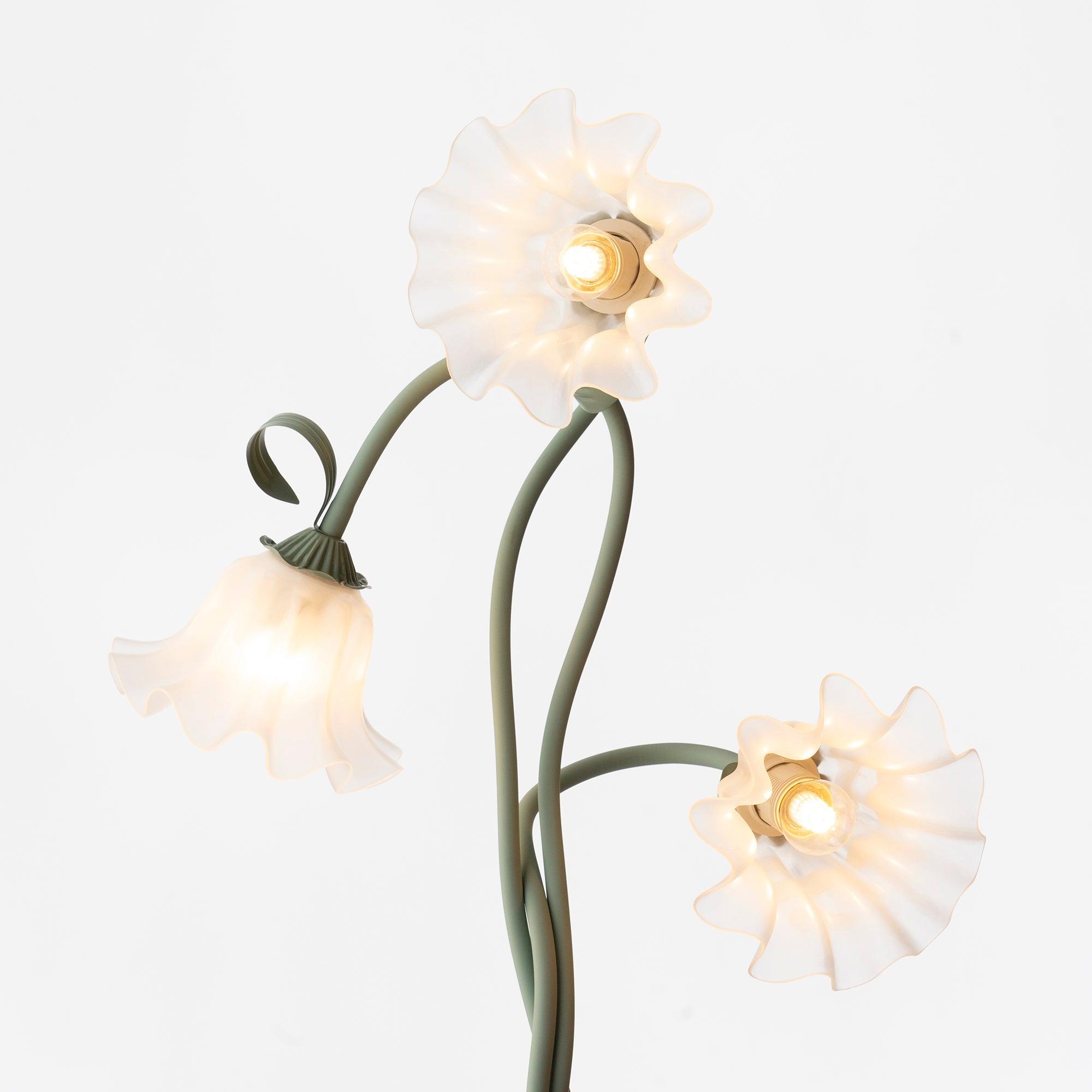 Talivay Floral Floor Lamp