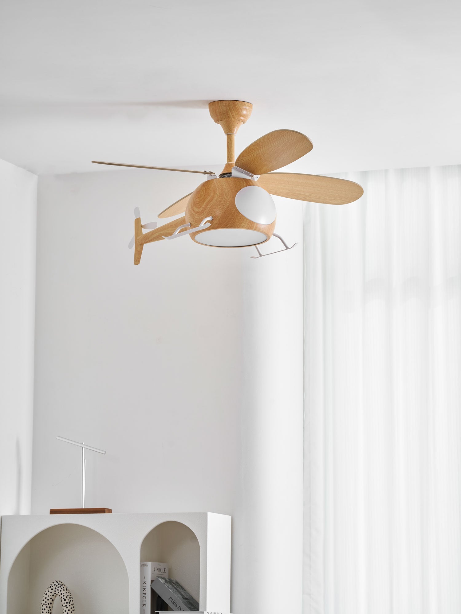 Yaralin Helicopter Ceiling Fan Light