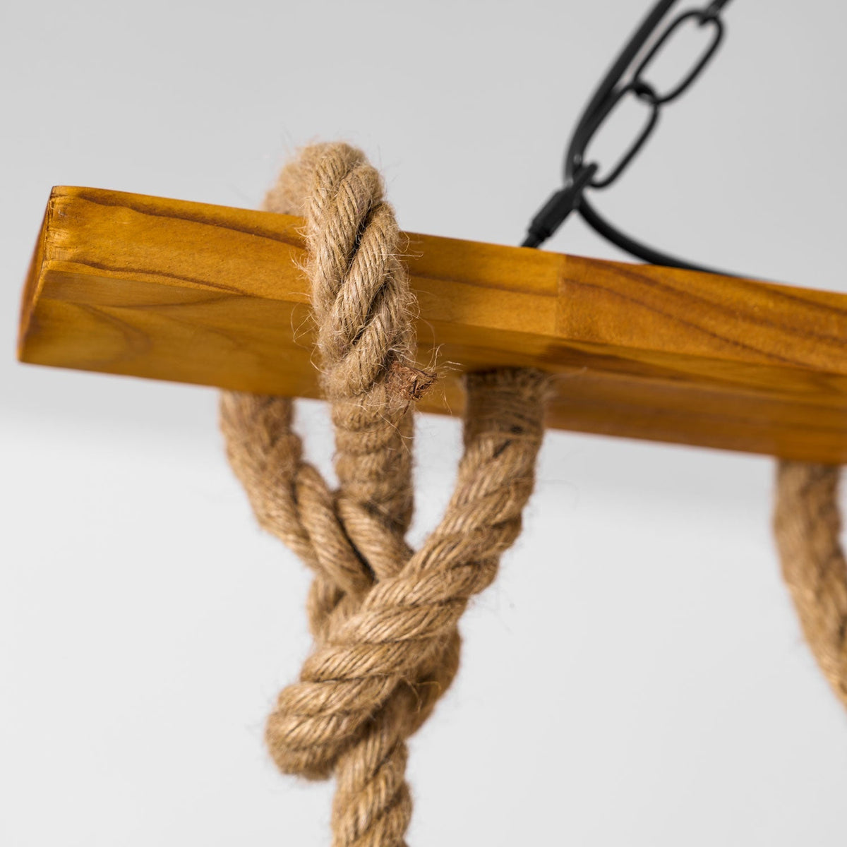 Hemp Rope Industrial Grenade Chandelier – detail 35