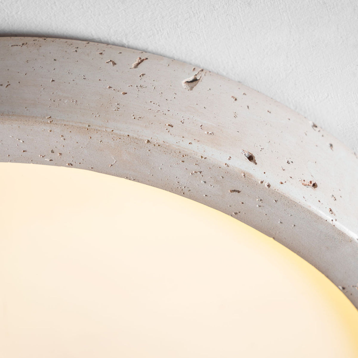 Horizon Travertine Ceiling Light – detail 21