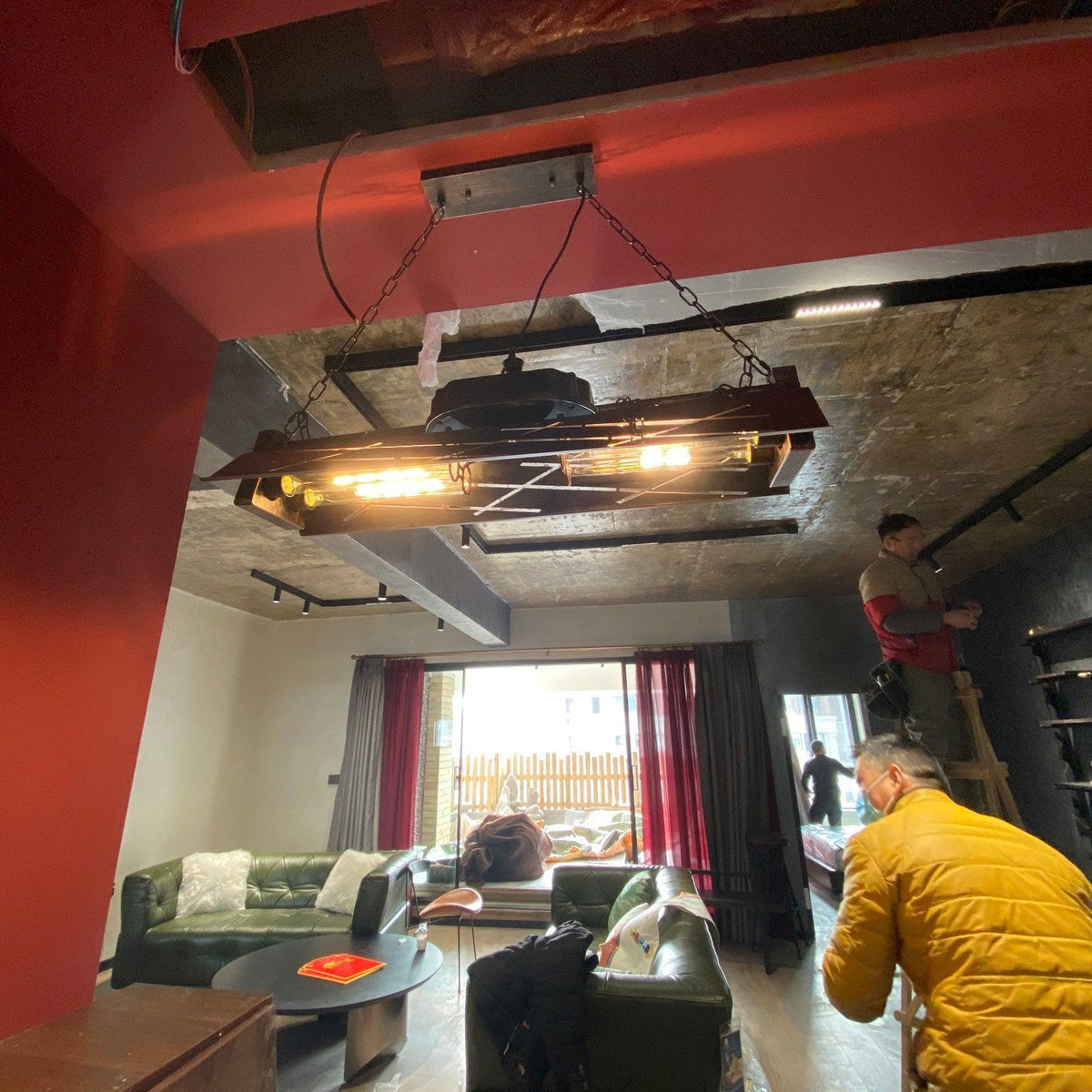 Industrial Steampunk Chandelier – detail 19