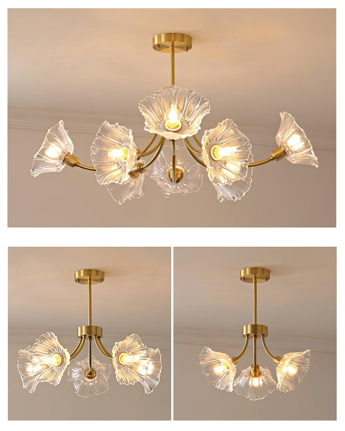 Kalin Flower Glass Chandelier – detail 17