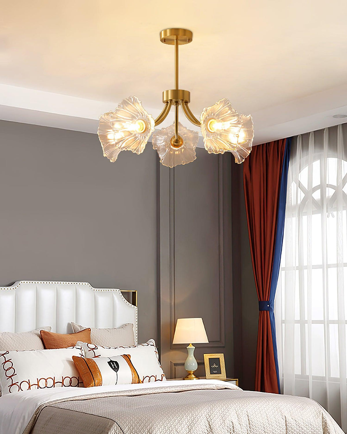 Kalin Flower Glass Chandelier – detail 9