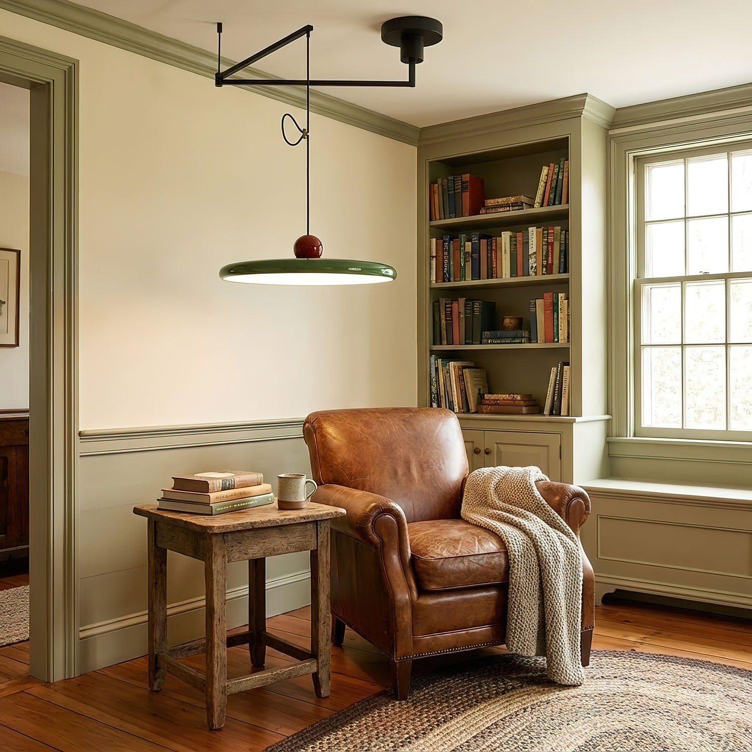Rovele Swing Arm Pendant Light