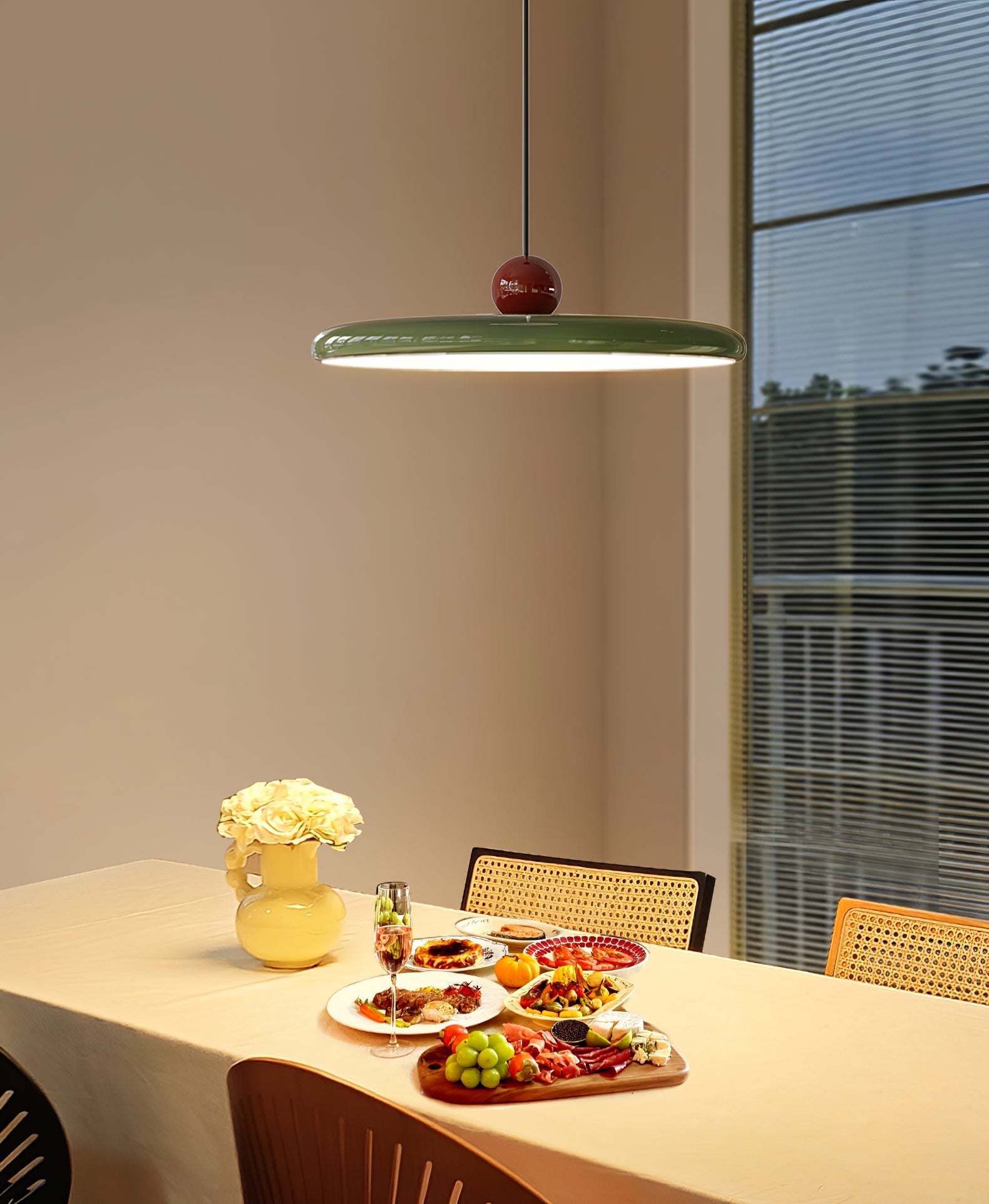 Rovele Swing Arm Pendant Light