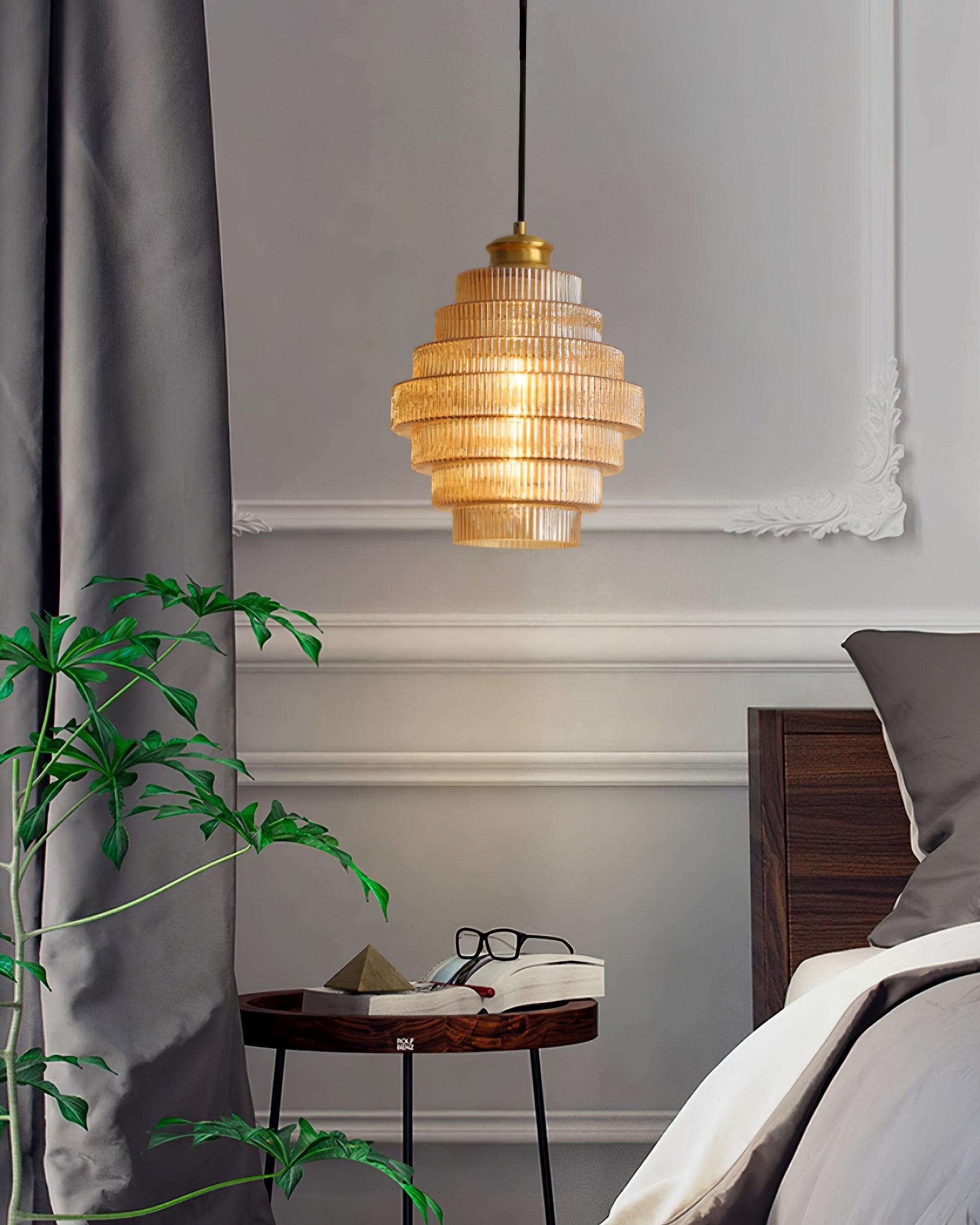 Coran Ribbed Pendant Light