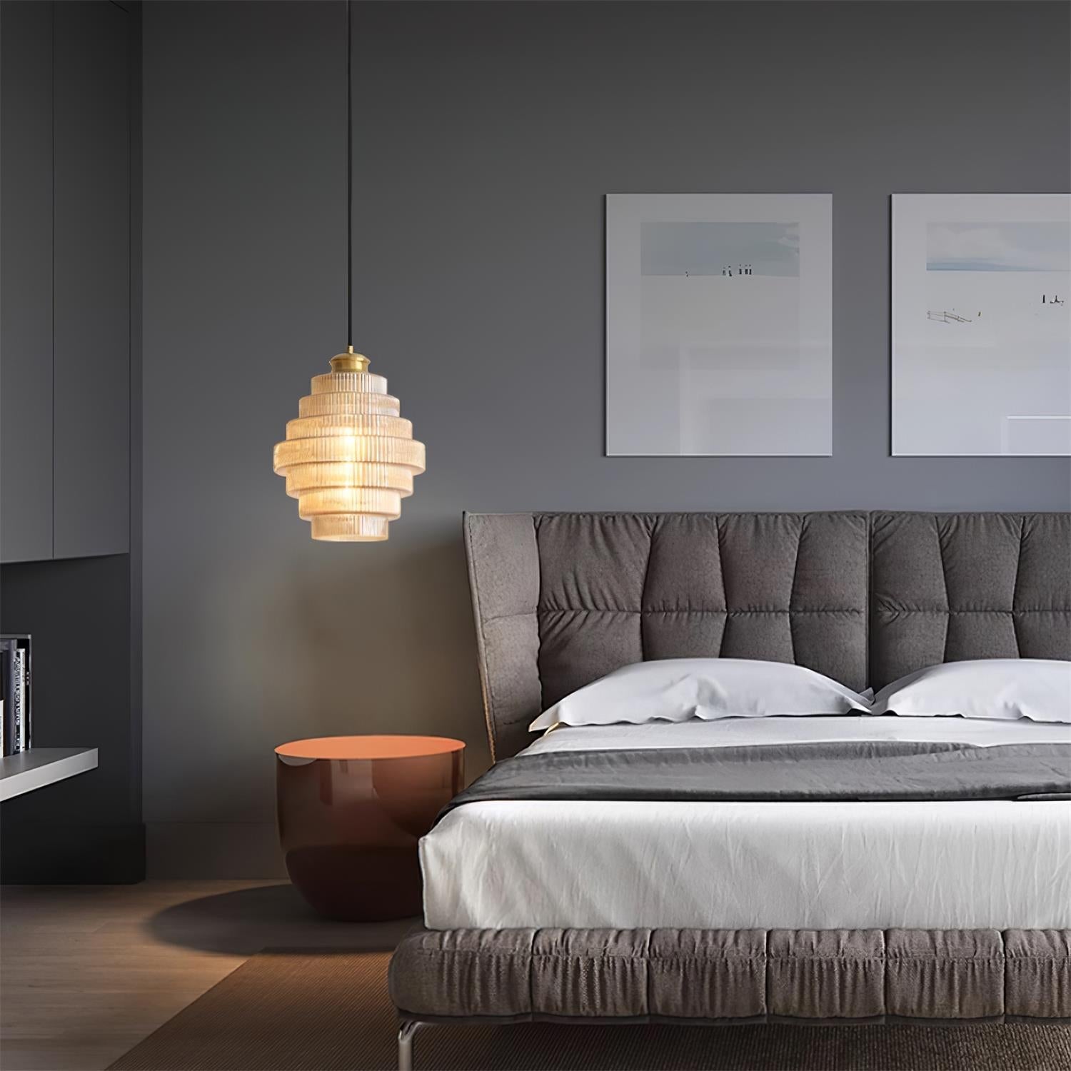 Wiolan Ribbed Pendant Light