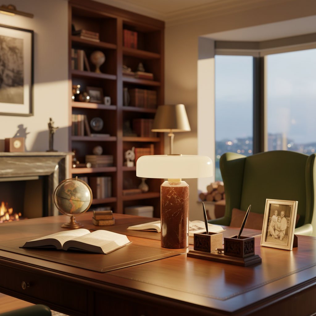 Sagean Marble Table Lamp