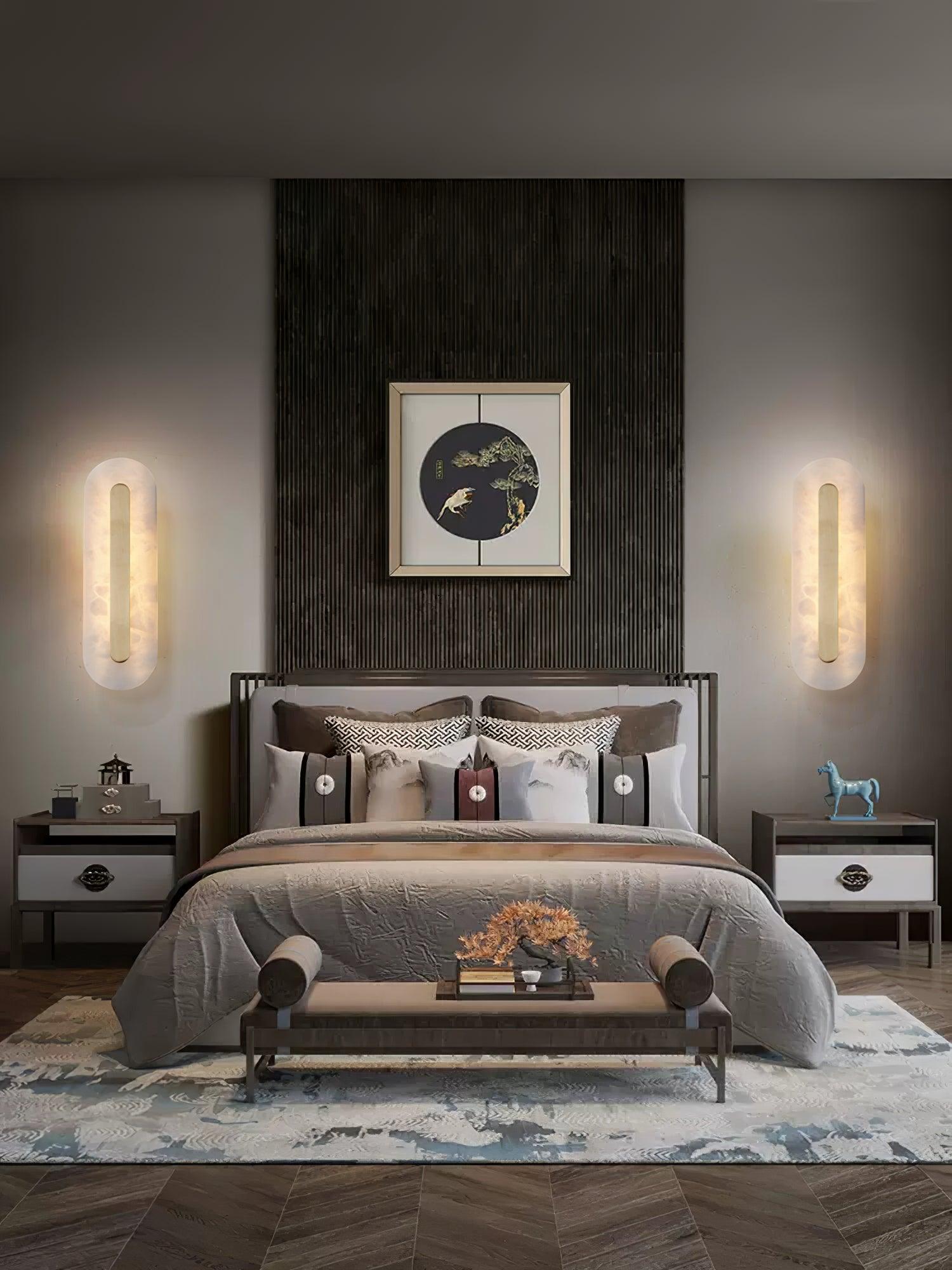 Avias Alabaster Wall Light