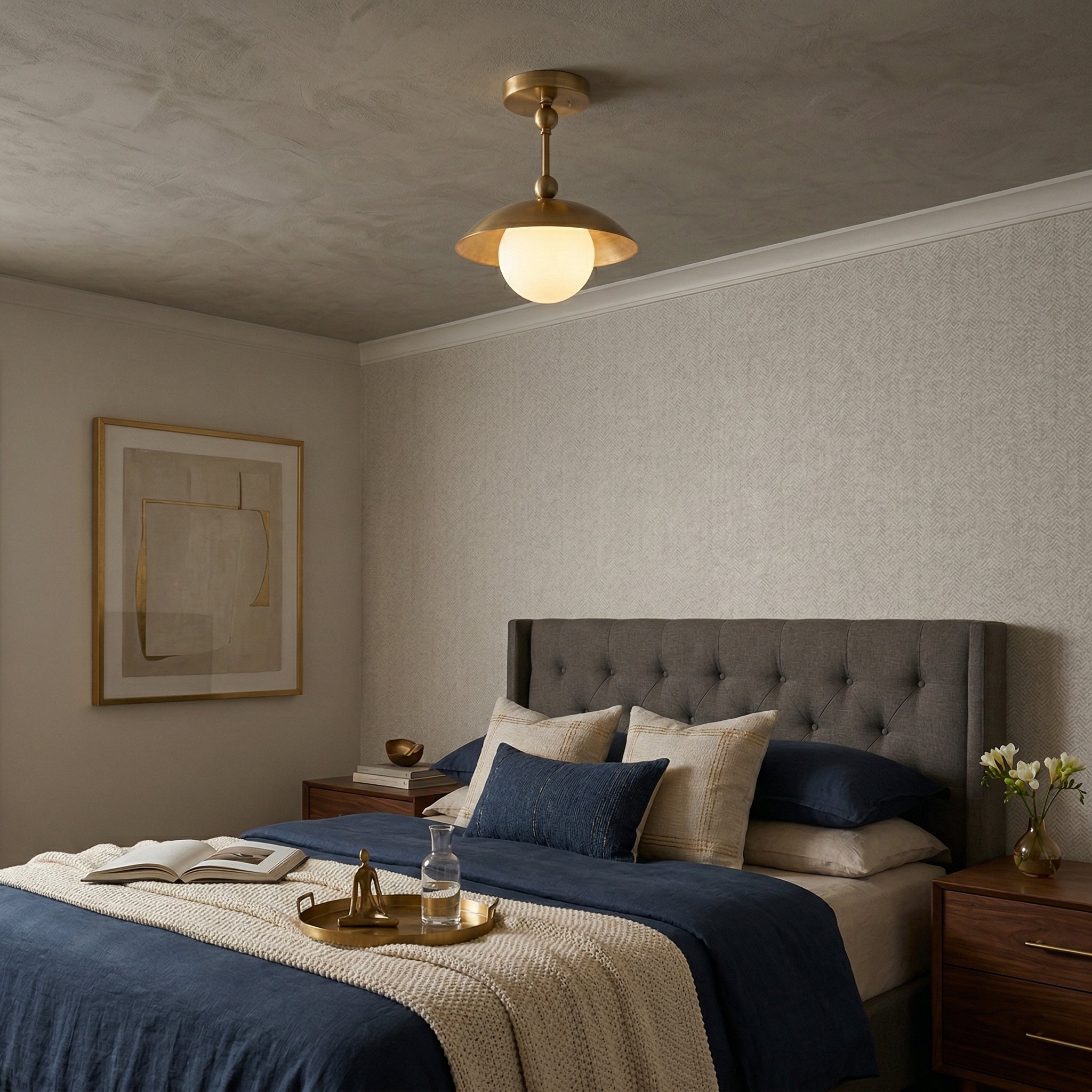 Quinleyen Semi Flush Ceiling Light