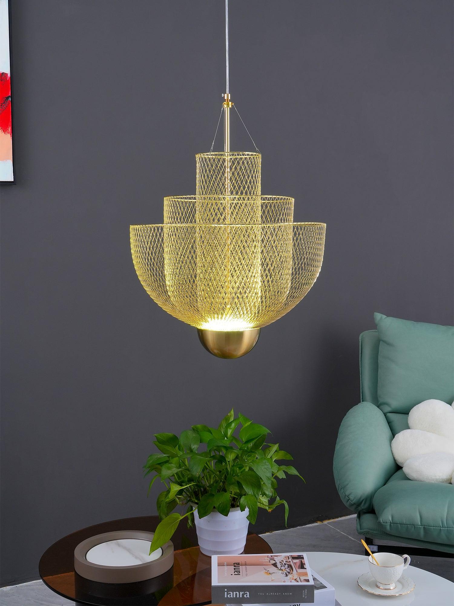 Sagevayn Geometric Chandelier