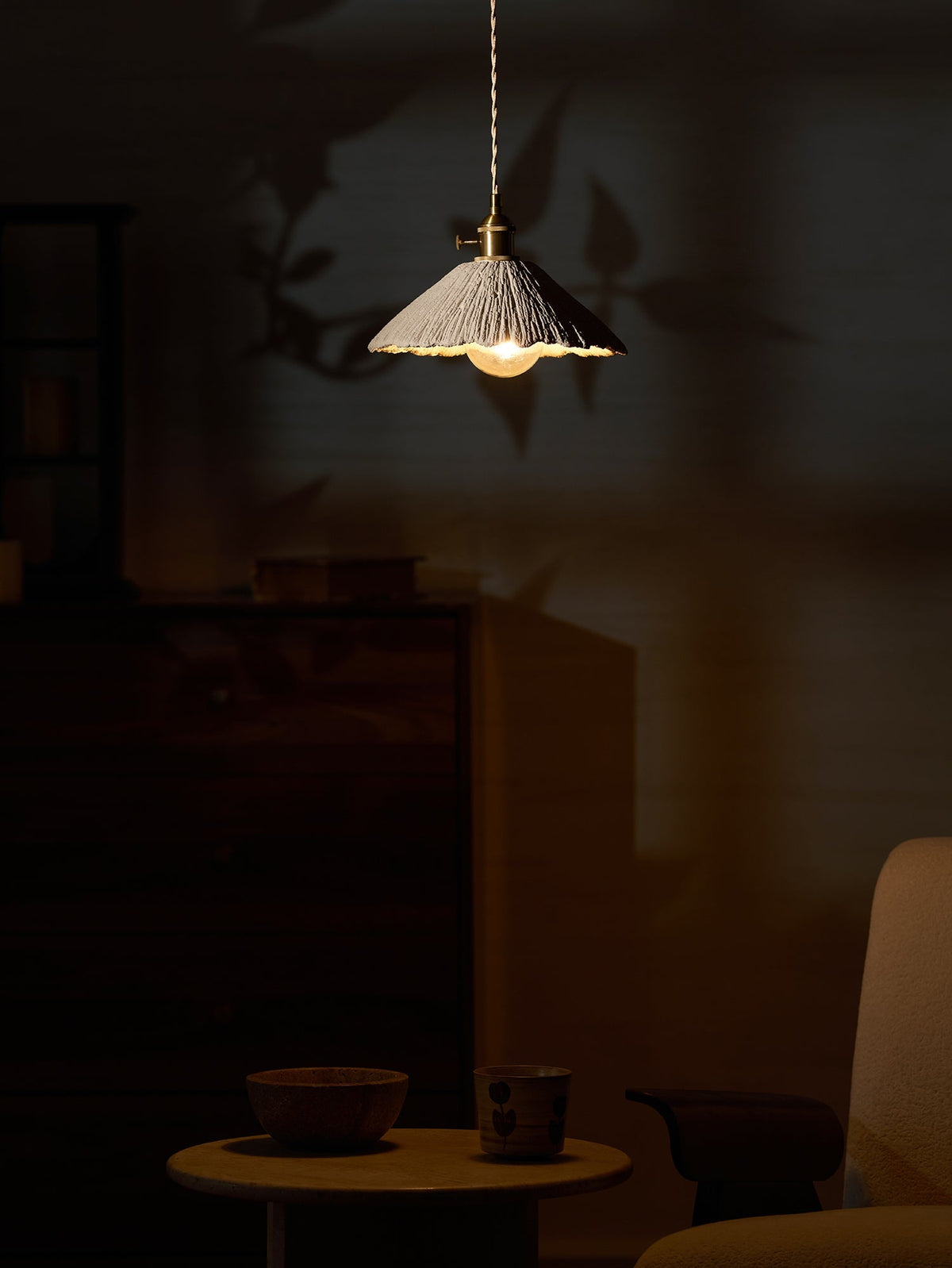Microcement Pendant Lamp - Vakkerlight