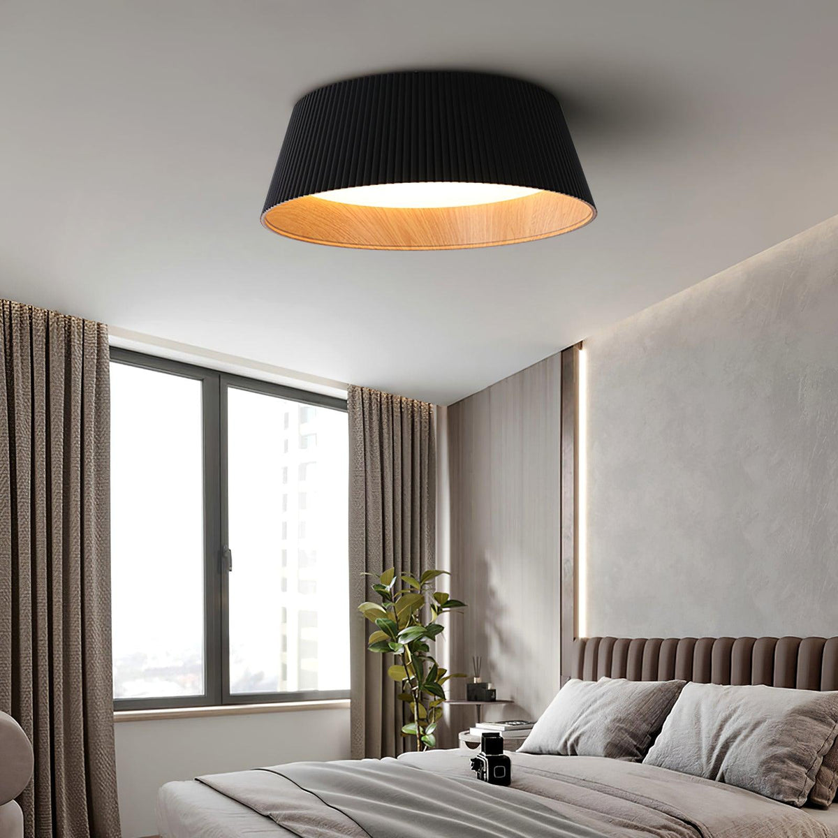 Modern Ribbed Ceiling Light – detail 13