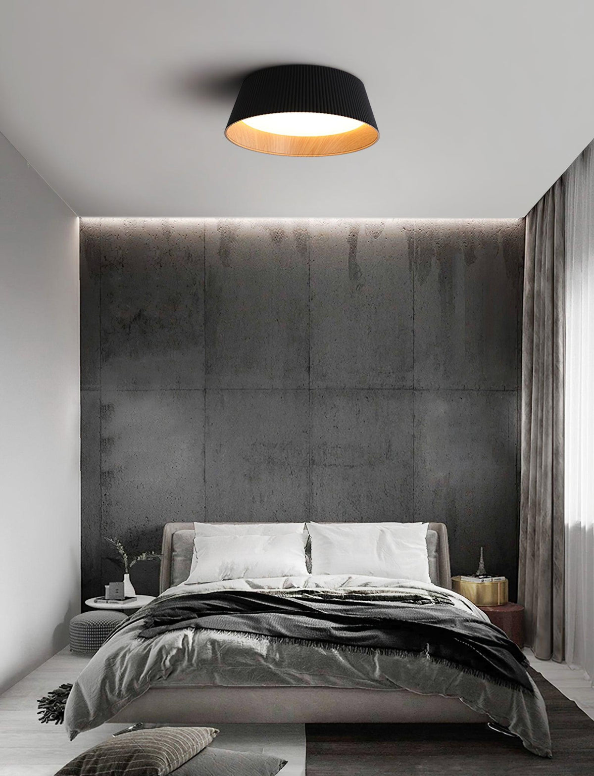 Modern Ribbed Ceiling Light – detail 19