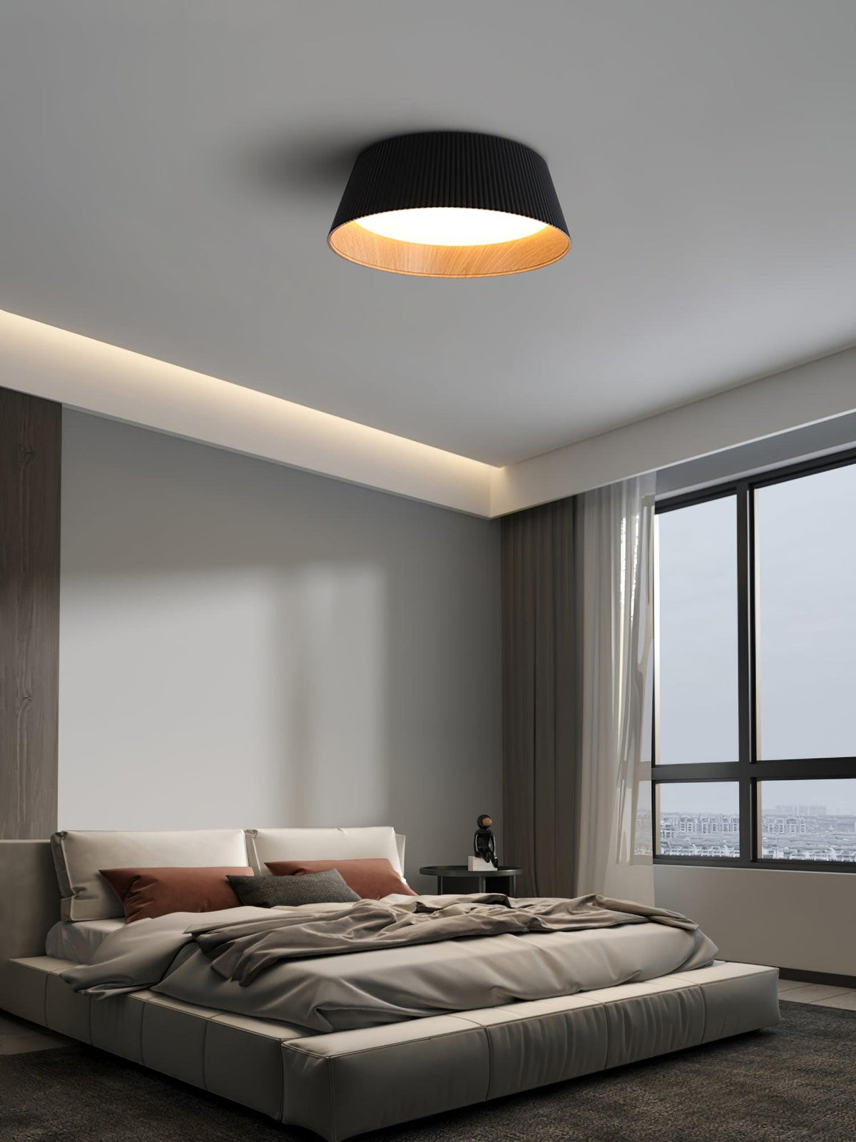 Modern Ribbed Ceiling Light – detail 22