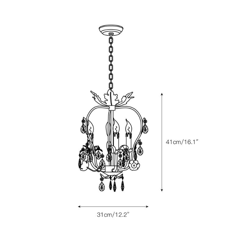 Mavuna Vintage Chandelier
