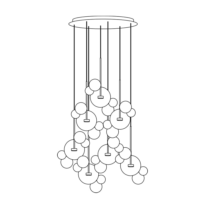 Valemar Bubble Pendant Light