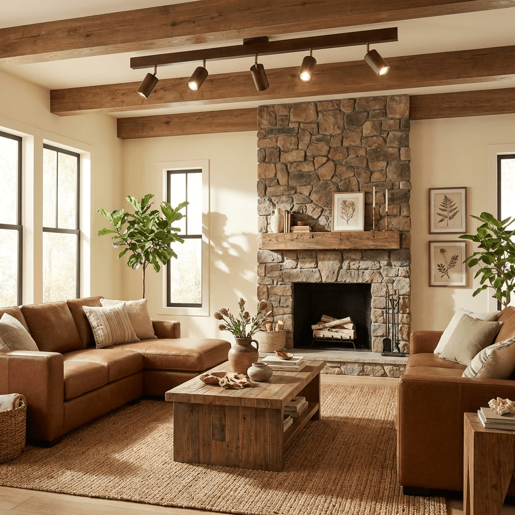 Natural Wood Beam Spotlight Light – detail 5
