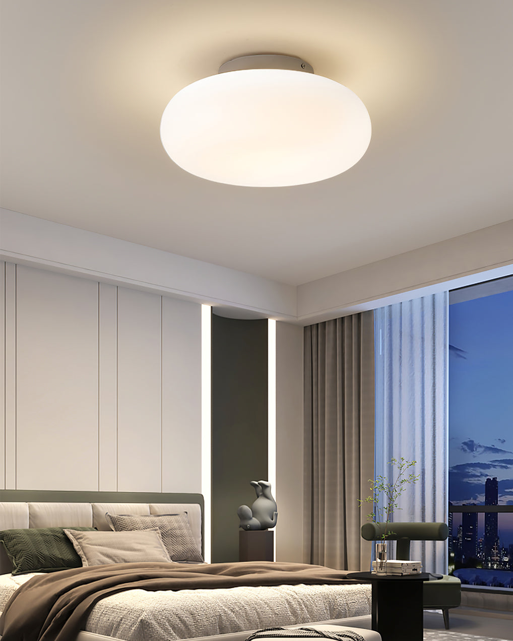 Miraa Ellipsoid Ceiling Light