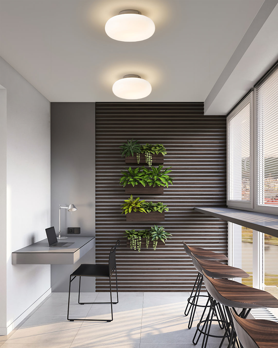 Miraa Ellipsoid Ceiling Light