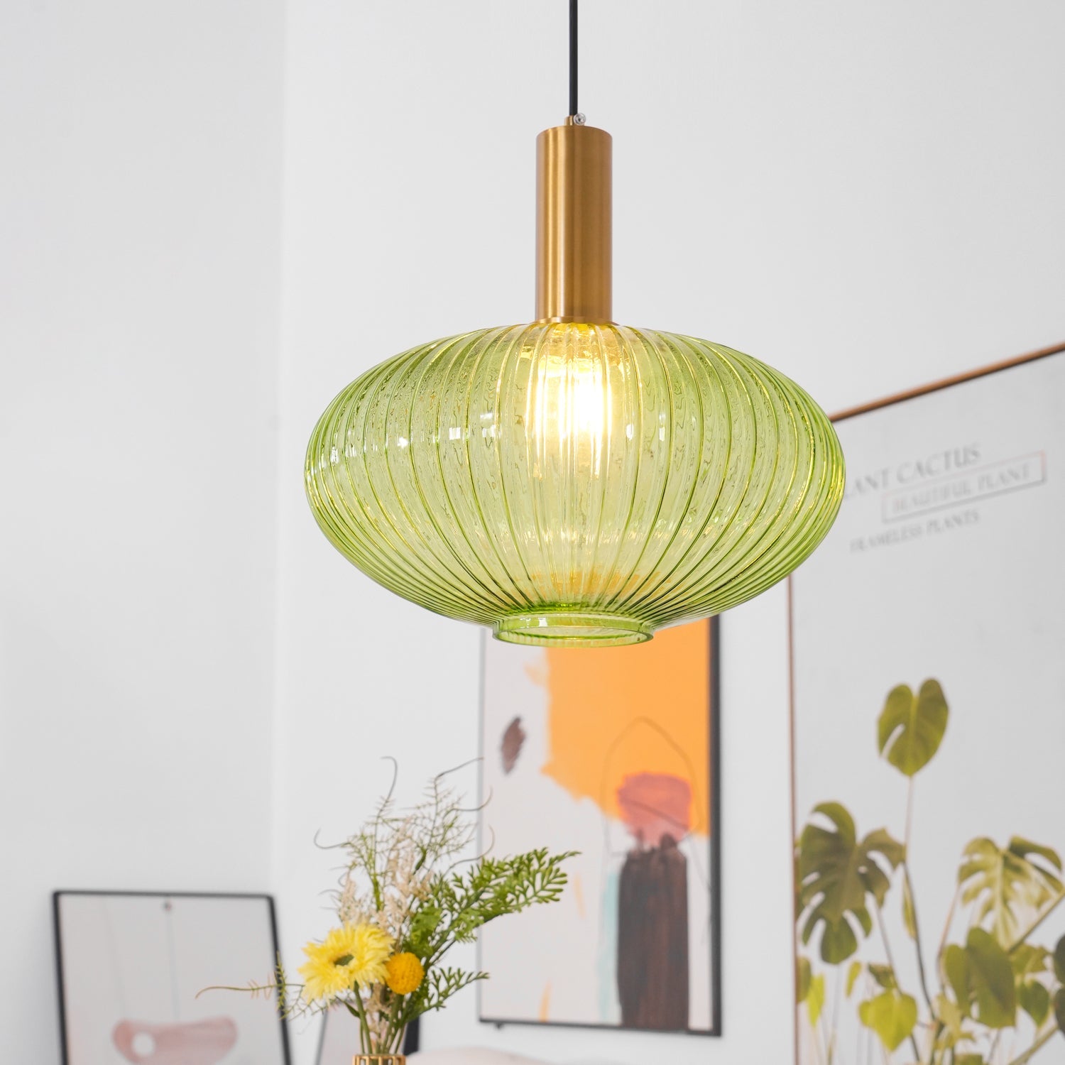 Sagemarro Ribbed Pendant Light
