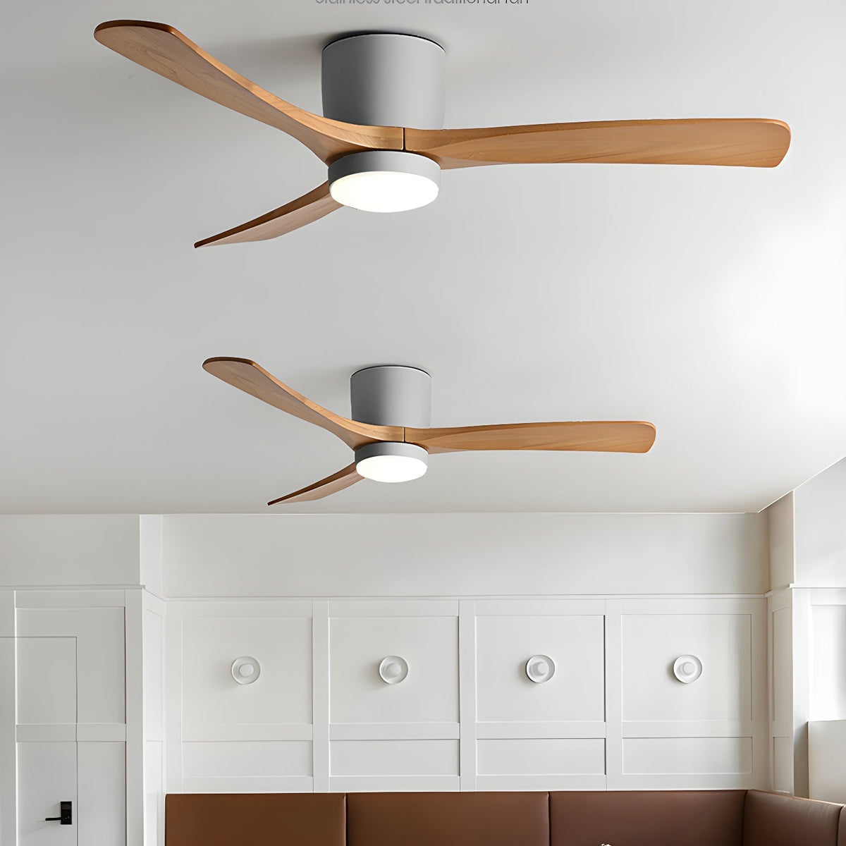 Nordic Wooden Ceiling Fan Light – detail 31