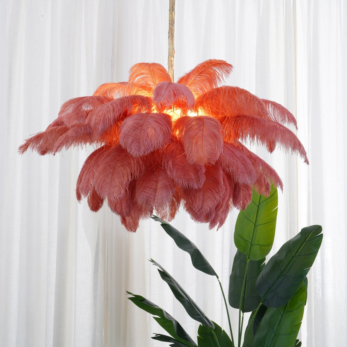 Ostrich Feather Chandeliers – detail 22