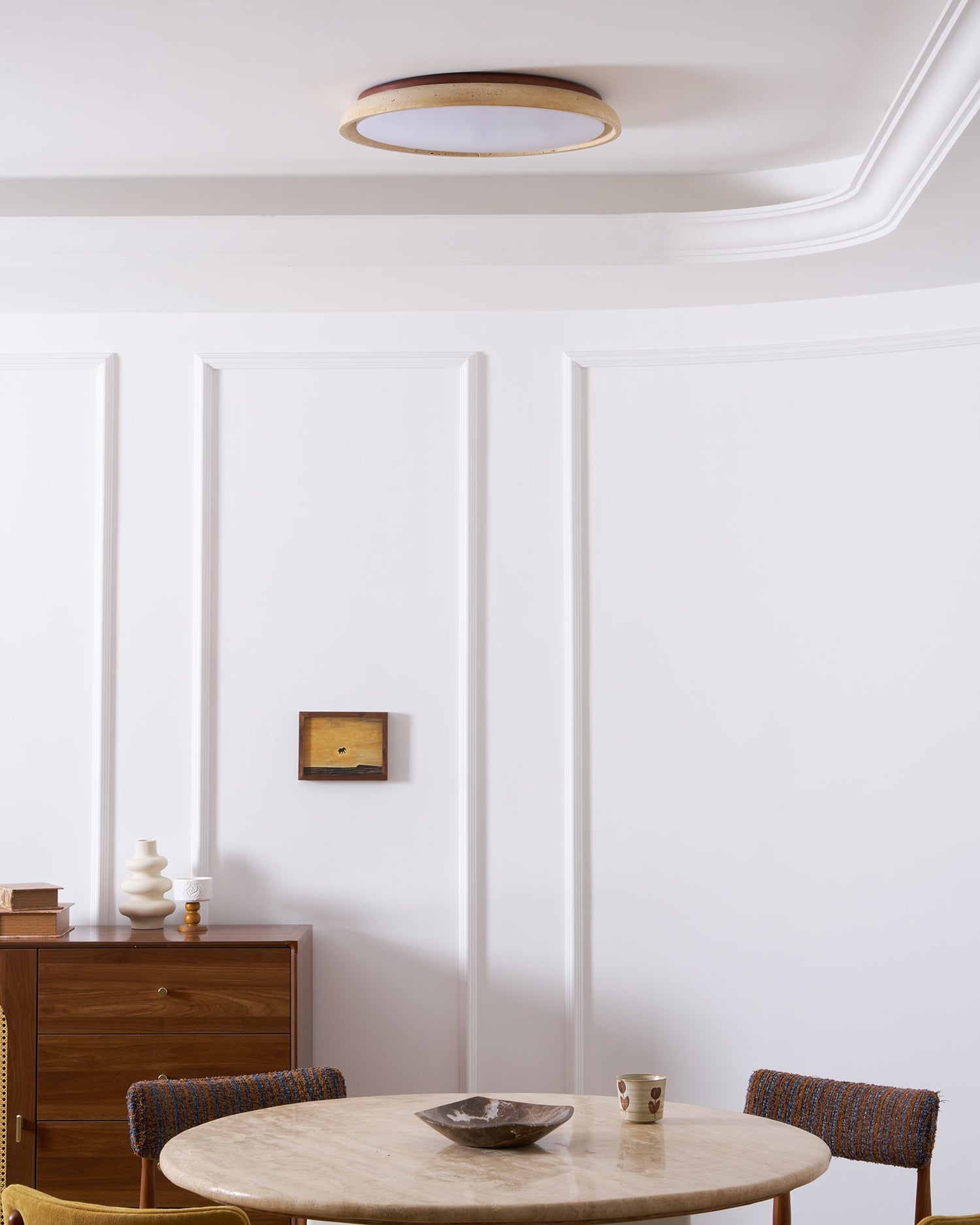 Zanli Travertine Ceiling Light