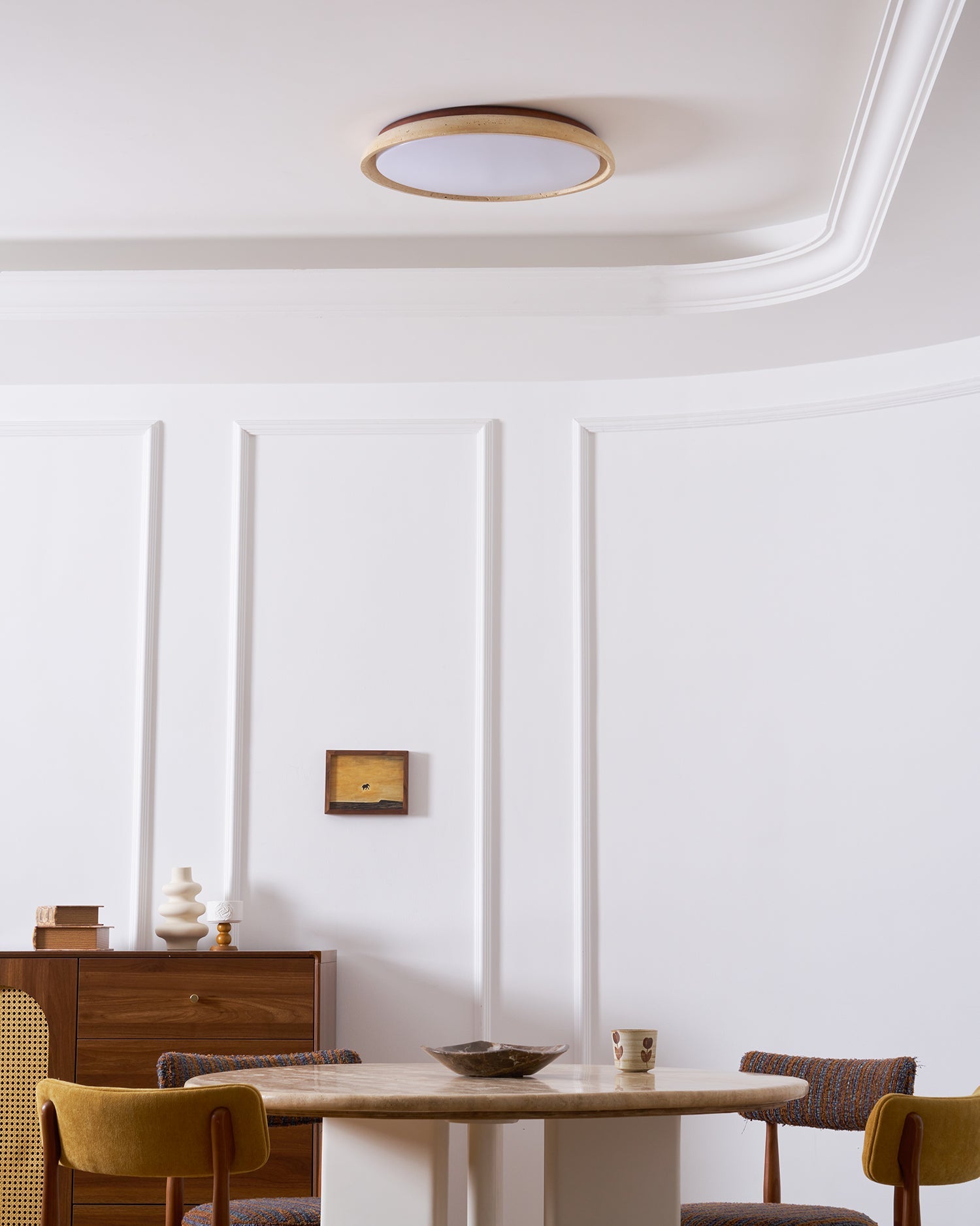 Zanli Travertine Ceiling Light