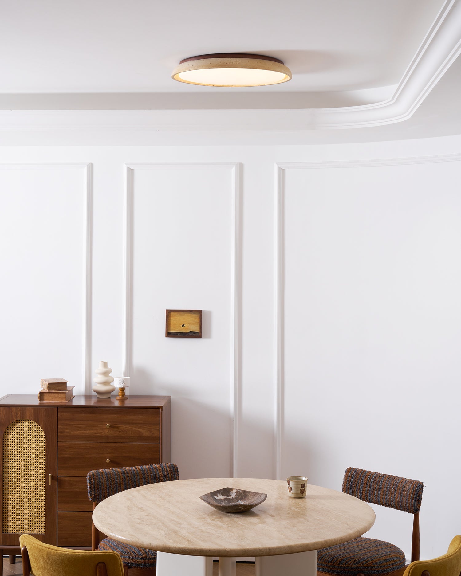 Zanli Travertine Ceiling Light