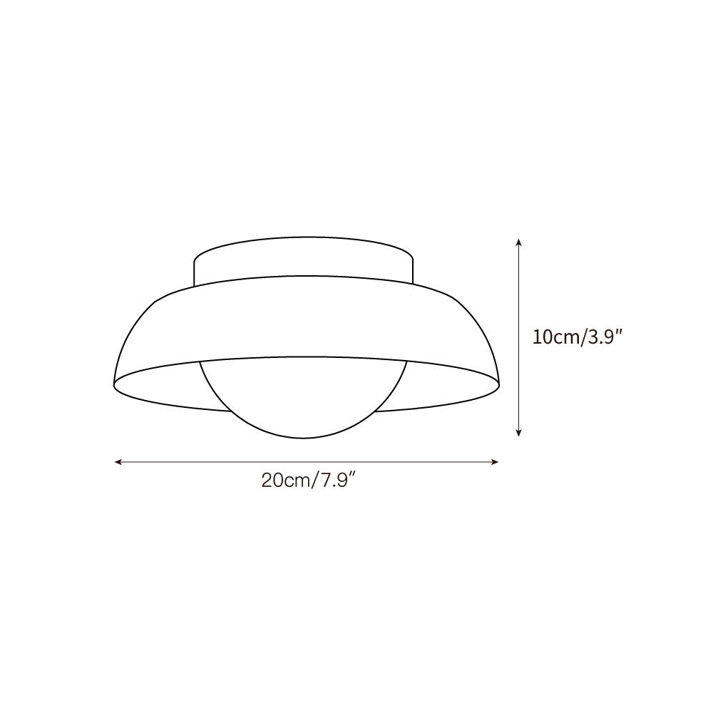Kirocove Travertine Ceiling Light