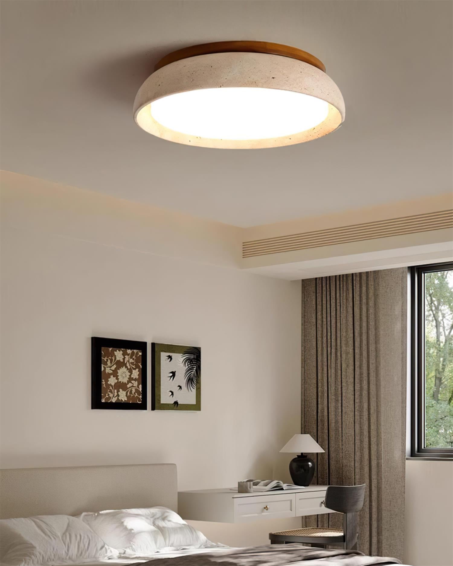 Zanli Travertine Ceiling Light