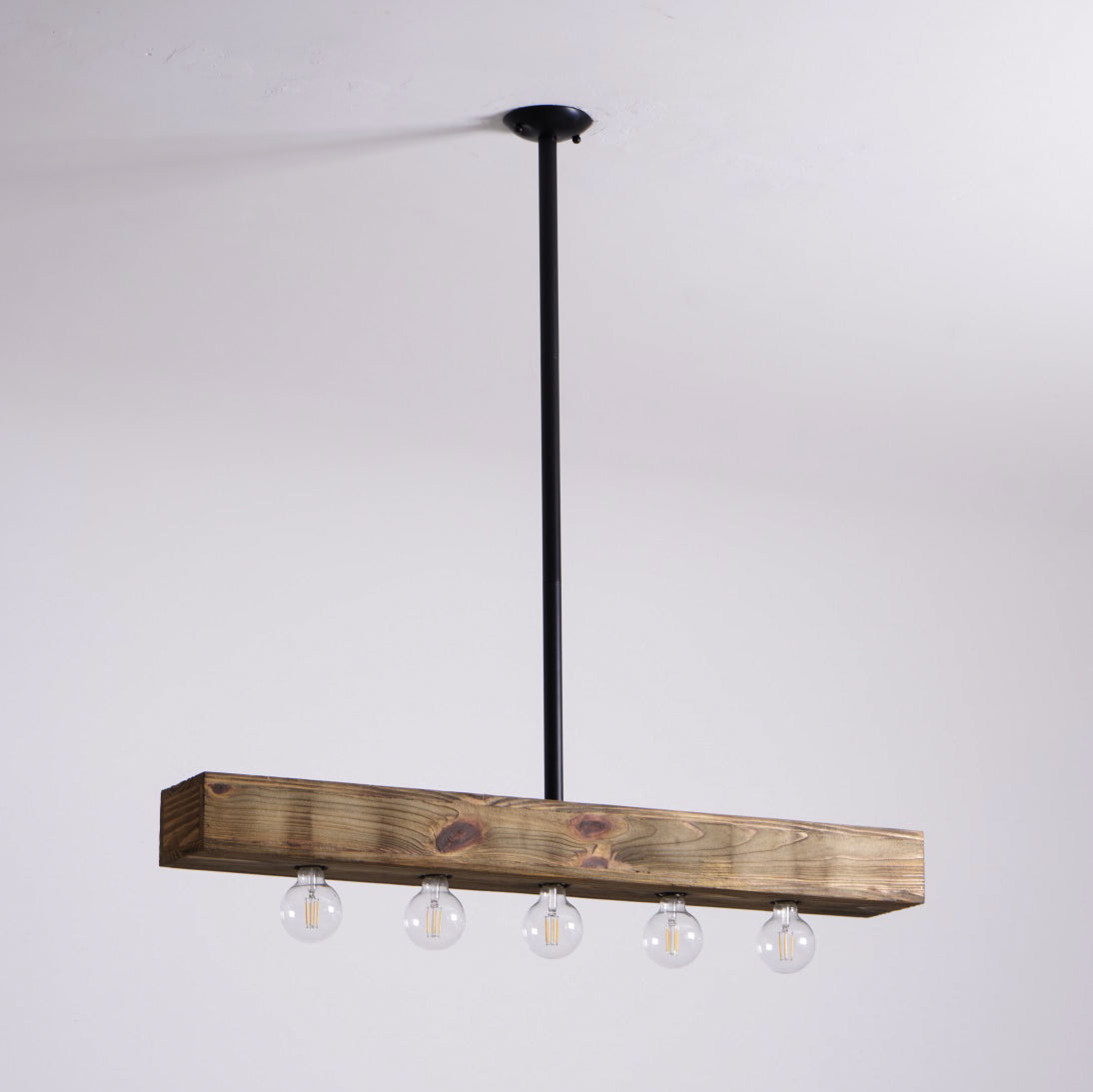 Talivan Linear Wooden Chandelier