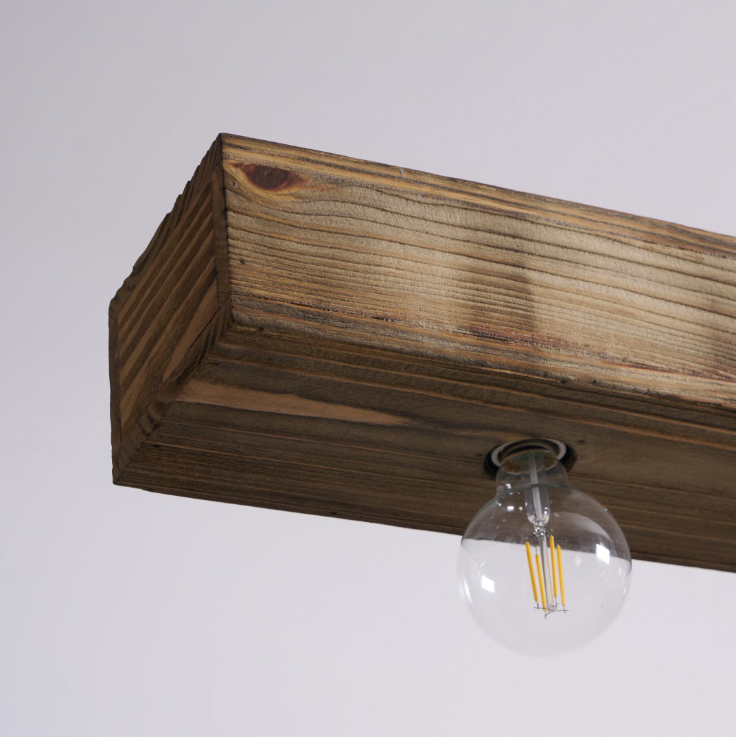 Talivan Linear Wooden Chandelier