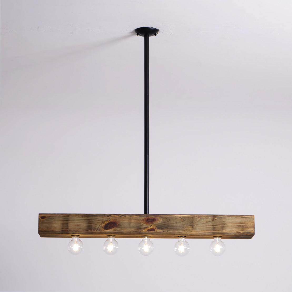 Talivan Linear Wooden Chandelier